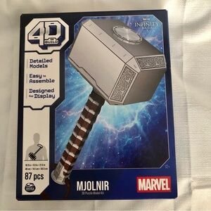 Thor4D Build Hammer puzzle Mjolnir Marvel Studios Spin Master NEW